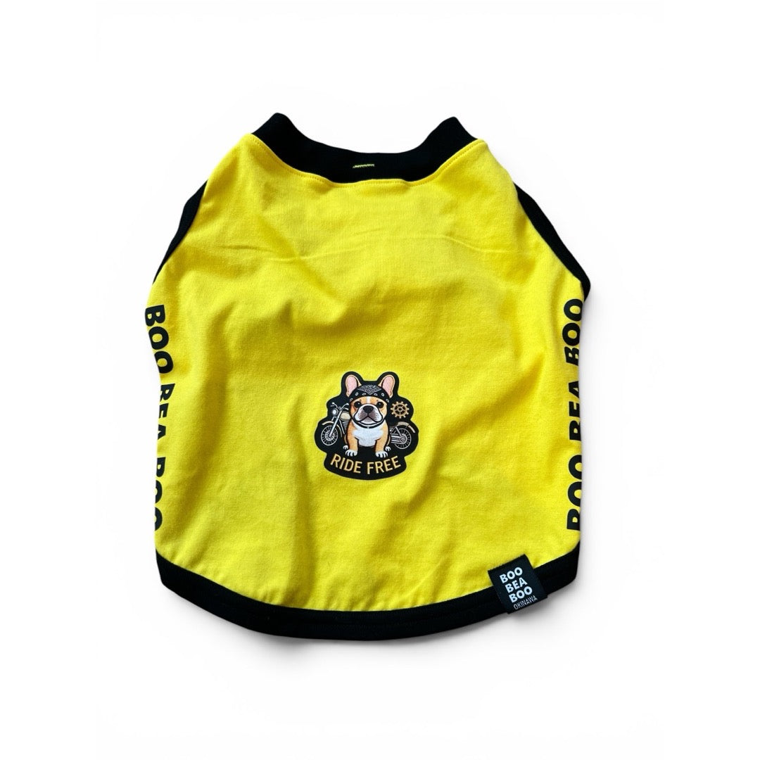 バイクフレンチノースリーブTシャツ