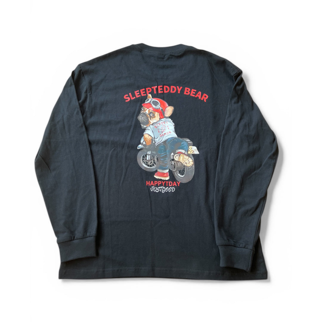 バイカー長袖Tシャツ