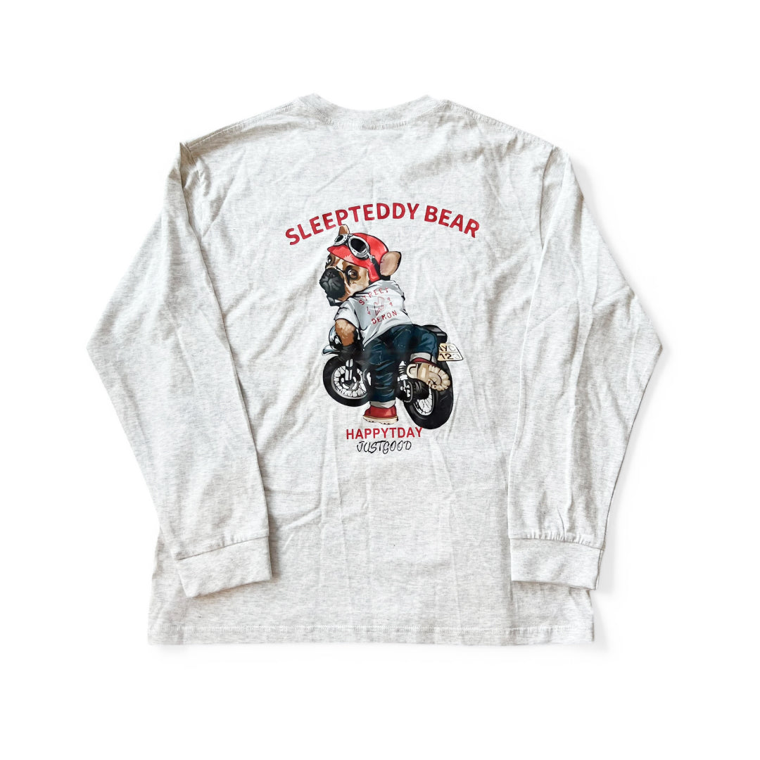 バイカー長袖Tシャツ
