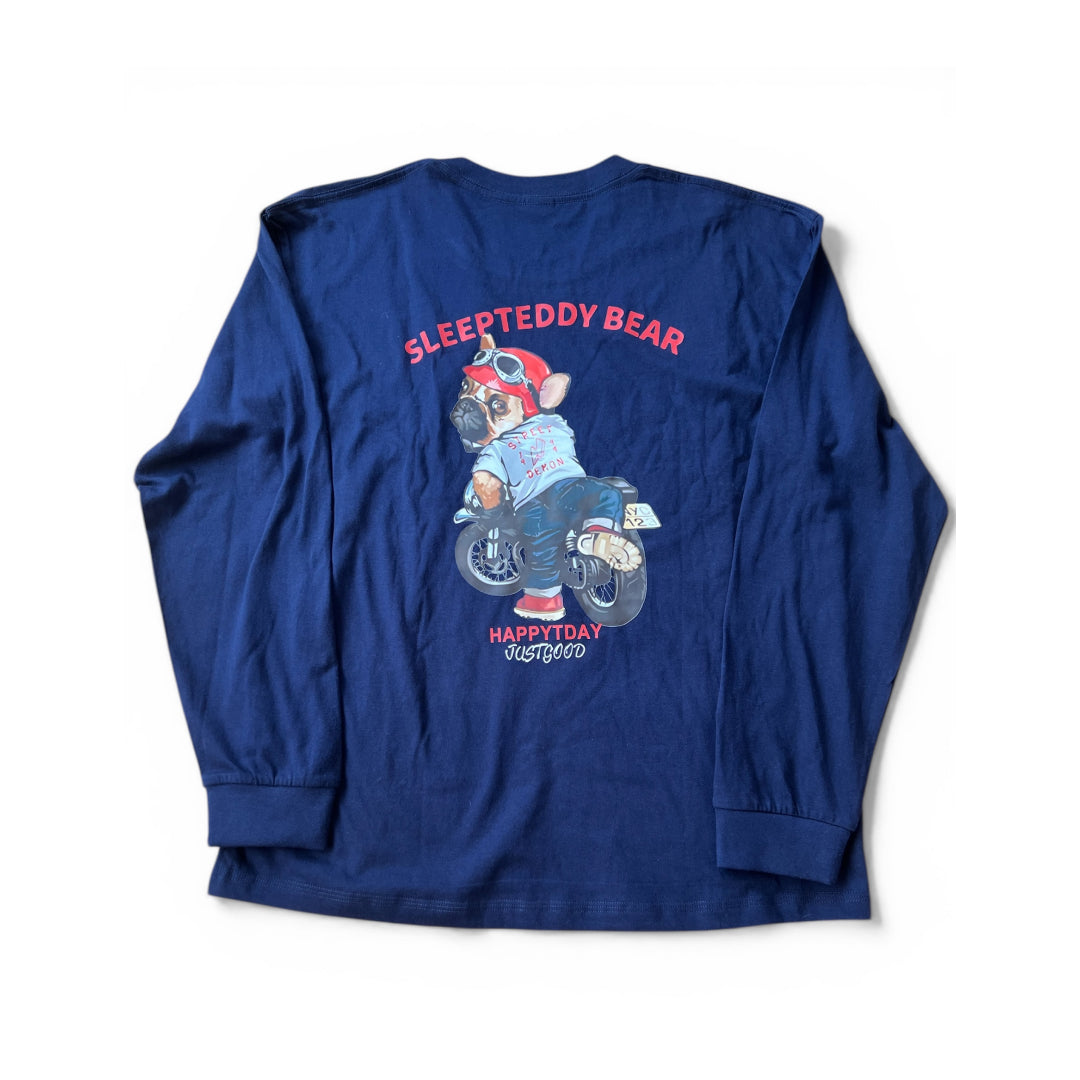 バイカー長袖Tシャツ
