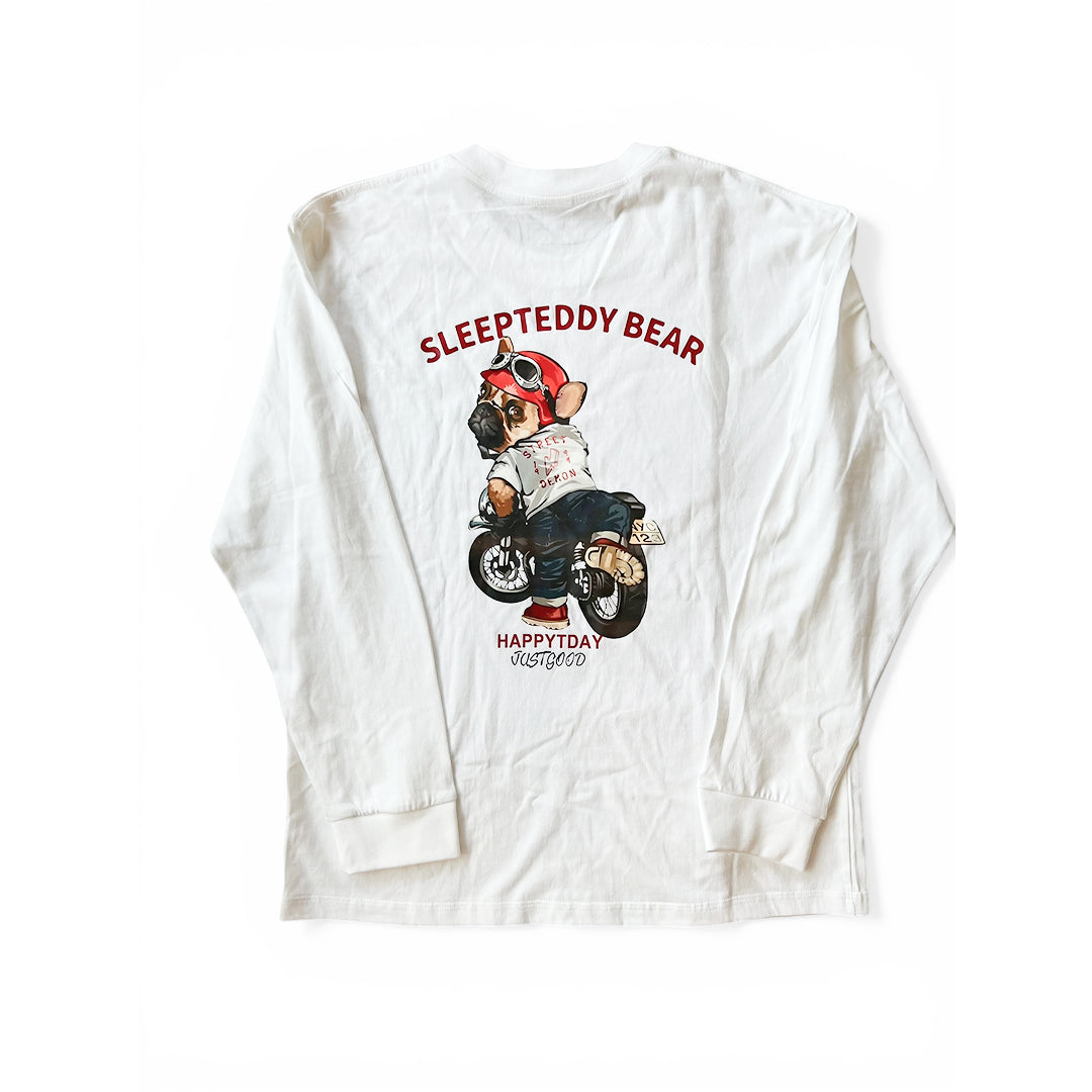 バイカー長袖Tシャツ
