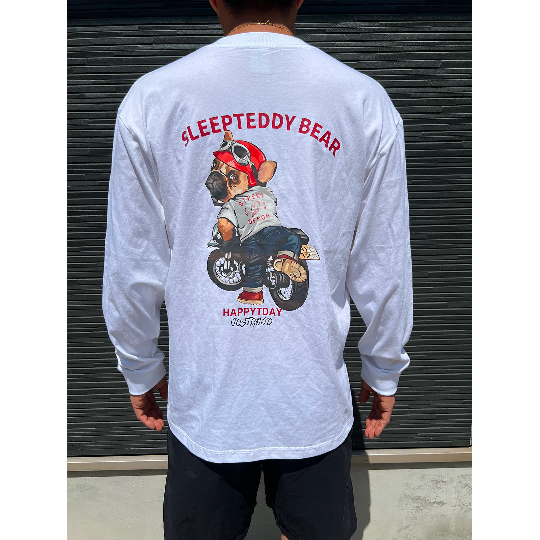 バイカー長袖Tシャツ